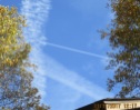 three chemtrails together